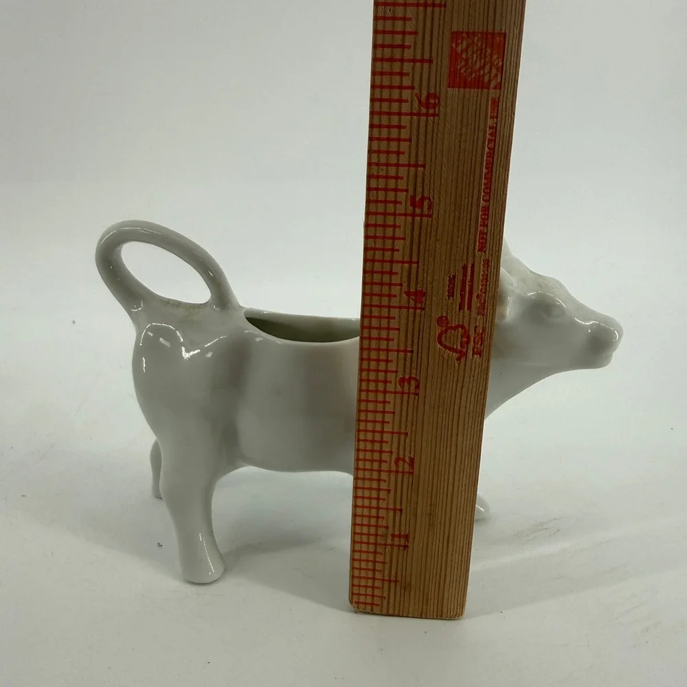 Cow Creamer‎ Pitcher Unisex OS White Ceramic Farmhouse Kitchen Decor